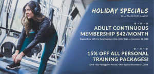 Mission Fitness Holiday Specials