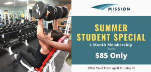 Mission Fitness - Summer Student Promo