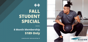 Mission Fitness Student Promo